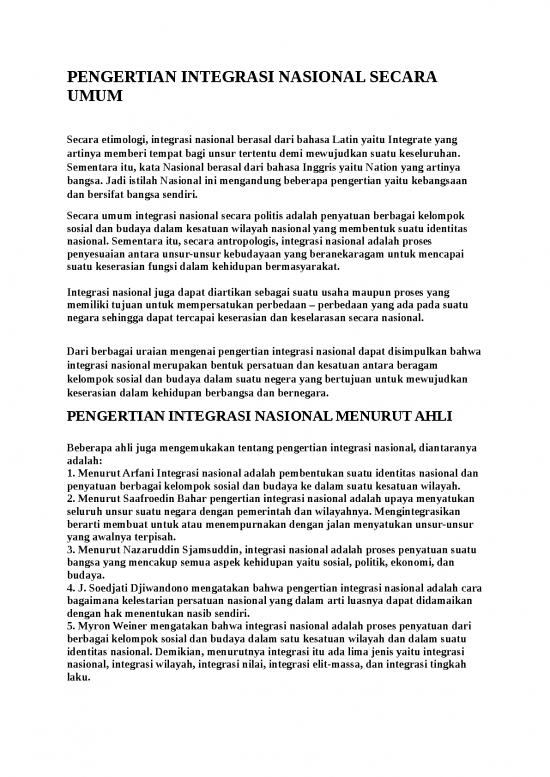 picture_Presentasi Usaha 1068 | Pengertian Integrasi Nasional Secara Umum