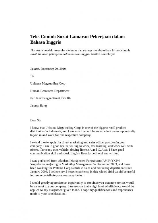 picture_Work Spreadsheet 1143 | Contoh Surat Lamaran Kerja Bahasa Inggris Marketing And Sales Officer