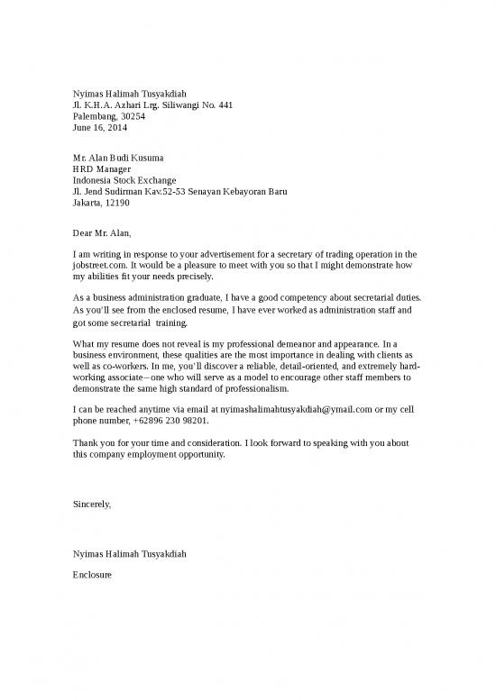 picture1_Ms Word Advertisement Template 1154 | Surat Lamaran Kerja Bahasa Inggris Secretary