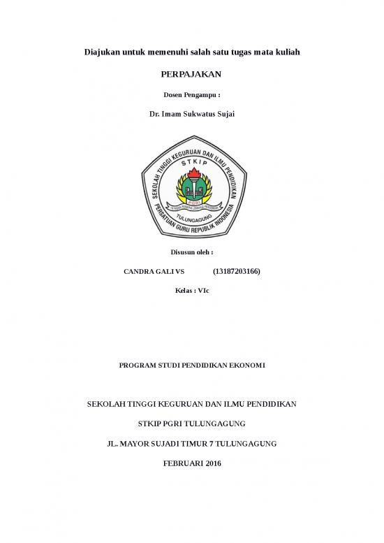 picture Makalah Surat Pemberitahuan Perpajakan