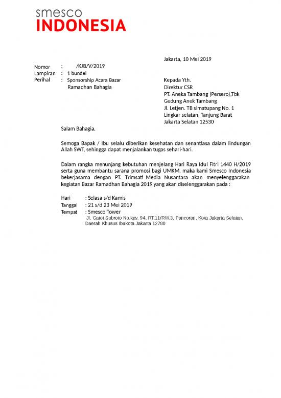 picture Surat Pengantar Proposal Sponsorship