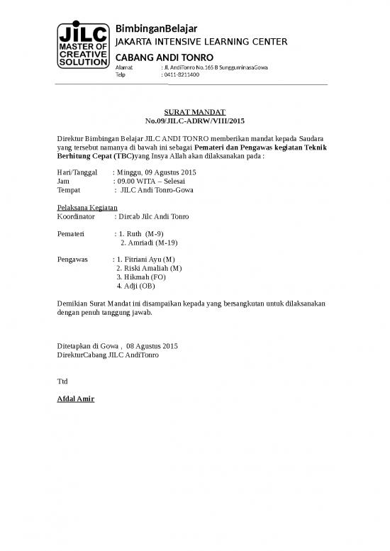 picture Surat Mandat Pemateri