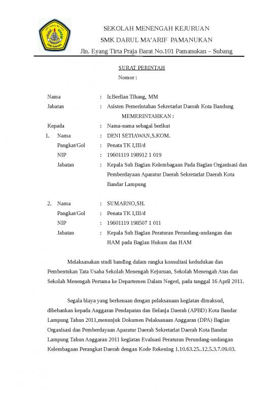 picture1_Presentasi Usaha 1262 | Surat Perintah Melaksanakan Studi Banding