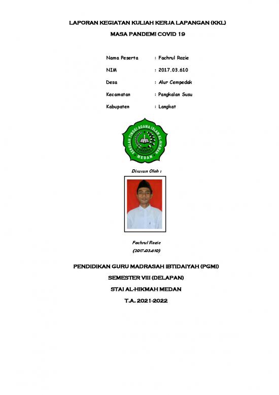 picture Laporan Pdf 1296 | Laporan Kegiatan Kuliah Kerja Lapangan
