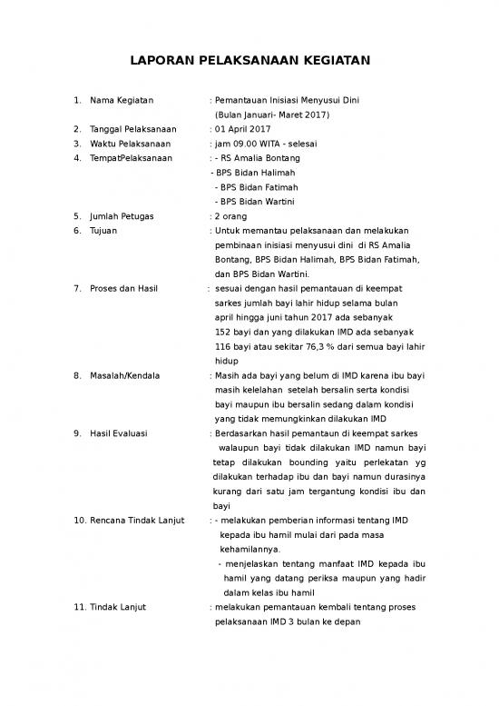 picture_Laporan Doc 1318 | Laporan Pelaksanaan Kegiatan Pemantauan Inisiasi Menyusui Dini