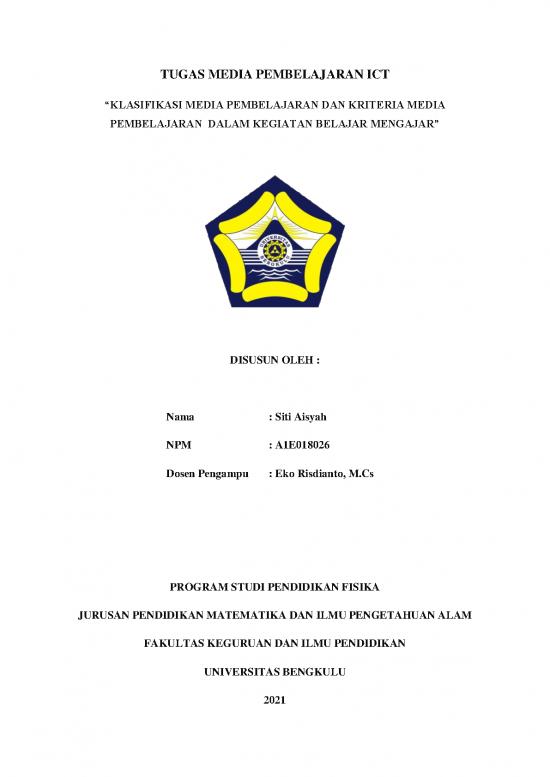 picture_Makalah Pdf 1427 | Makalah Klasifikasi Dan Kriteria  Media Pembelajaran