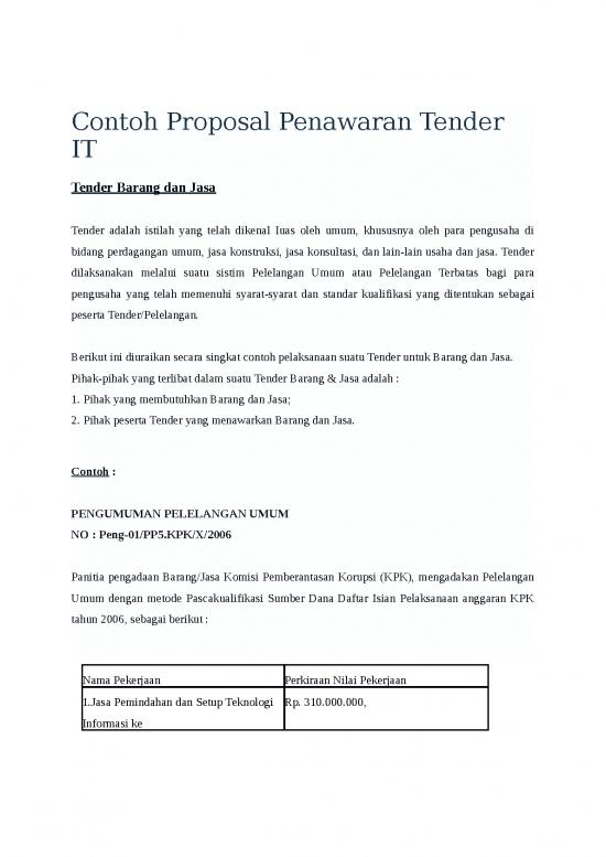 picture_Presentasi Usaha 1454 | Contoh Proposal Penawaran Tender It