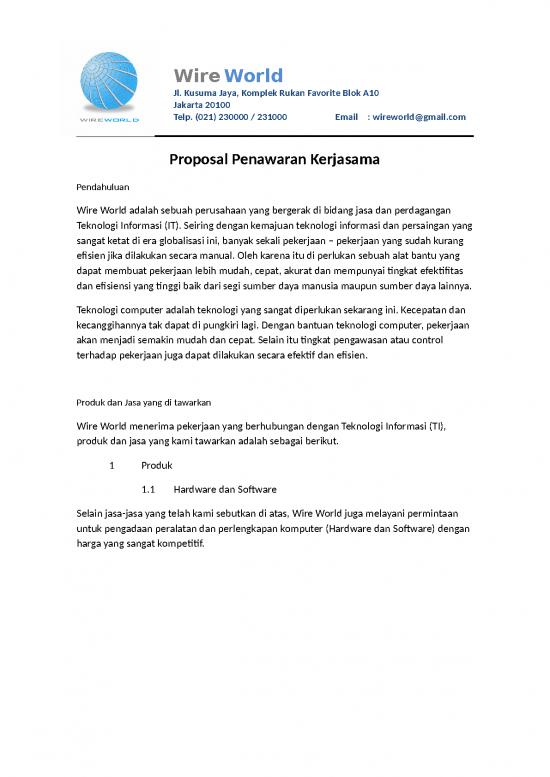 picture Proposal Penawaran Kerjasama Jasa It