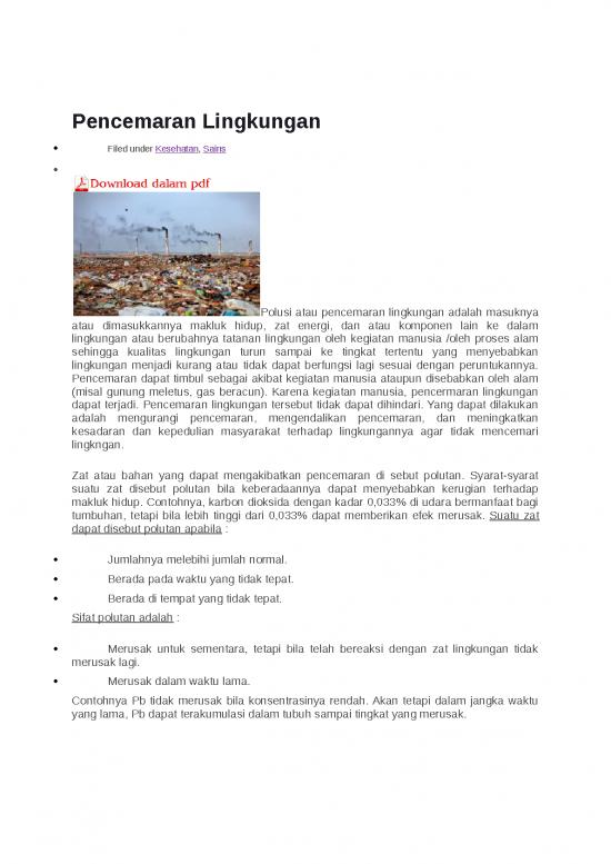 picture Makalah Pencemaran Lingkungan 10