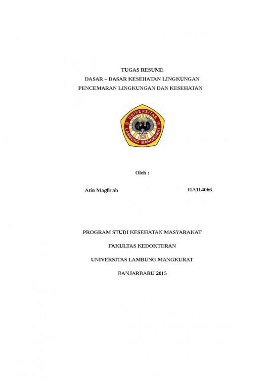 picture_Resume Microsoft Word Format 1531 | Makalah Pencemaran Lingkungan Dan Kesehatan
