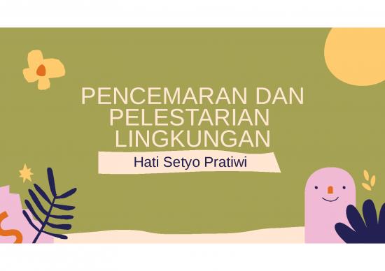 picture Keseimbangan Lingkungan 1543 | Power Point Pencemaran Dan Pelestarian Lingkungan