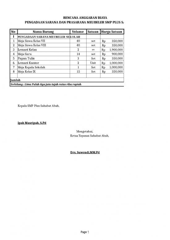 picture Excel Sheet Download 1548 | Rencana Anggaran Biaya Pengadaan Sarpras Smp