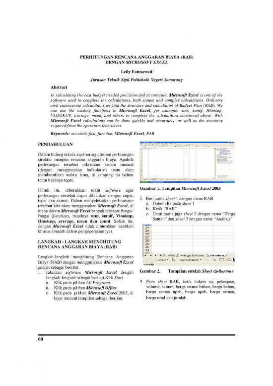 picture_Rencana Anggaran Biaya 1567 | Perhitungan Rencana Anggaran Biaya Rab Dengan Ms Excel