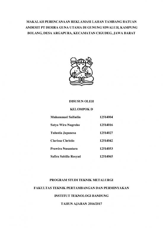 picture_Makalah Pdf 1618 | Makalah Perencanaan Reklamasi Lahan Tambang Batuan Andesit