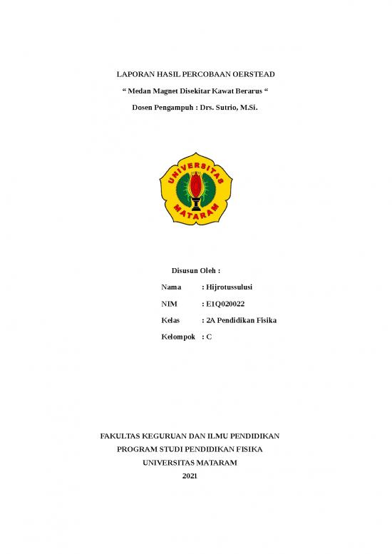 picture_Laporan Doc 1667 | Laporan Hasil Percobaan Oerstead Medan Magnet Disekitar Kawat Berarus