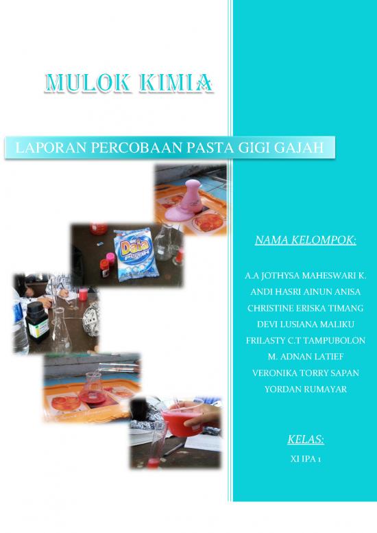 picture1_Laporan Pdf 1685 | Laporan Percobaan Pasta Gigi Gajah