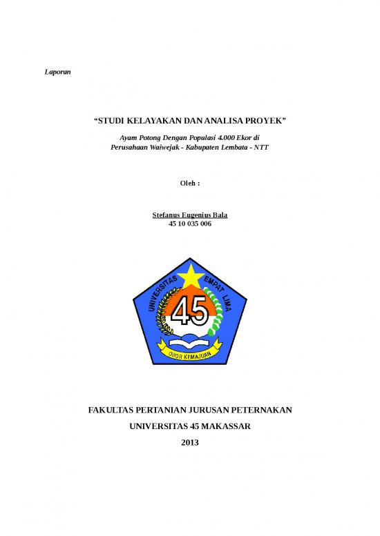 picture Laporan Doc 1723 | Laporan Studi Kelayakan Dan Analisa Proyek Ayam Potong Dengan Populasi 4000 Ekor