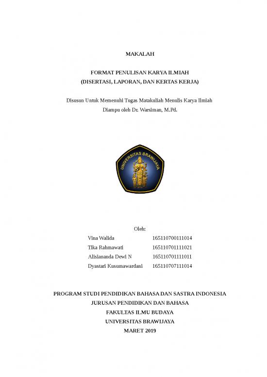 picture_Laporan Doc 1738 | Makalah Format Penulisan Karya Ilmiah Disertasi Laporan Dan Kertas Kerja