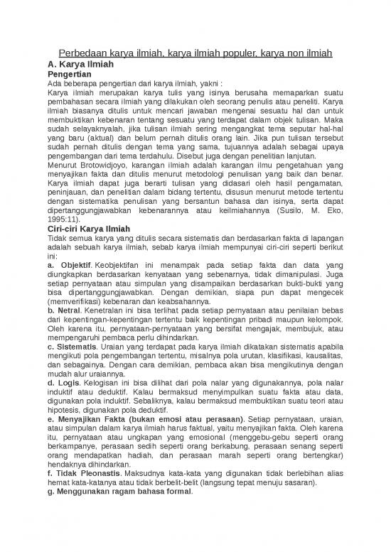 picture_Contoh Metode Penelitian 1746 | Perbedaan Karya Ilmiah Karya Ilmiah Populer Dan Karya Nonilmiah