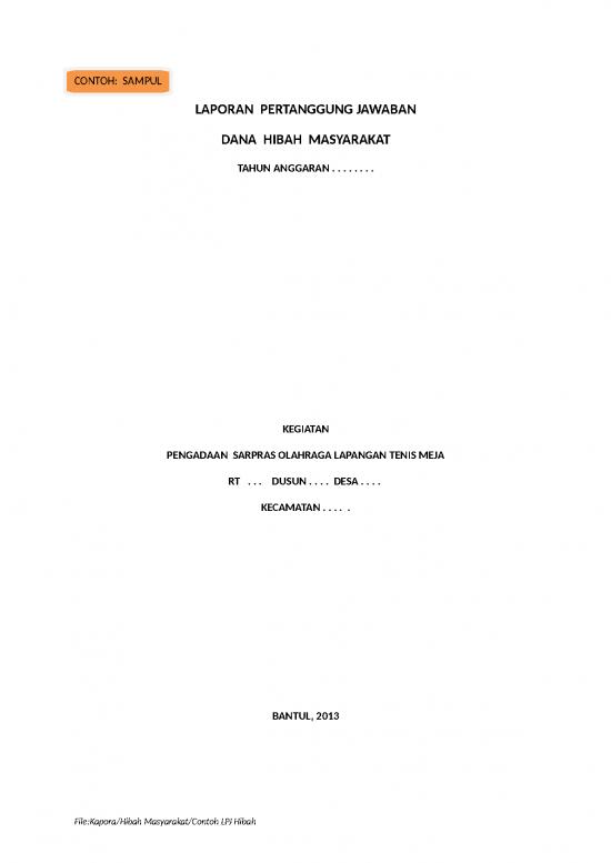 picture_Laporan Doc 1748 | Contoh Lpj Dana Hibah Masyarakat