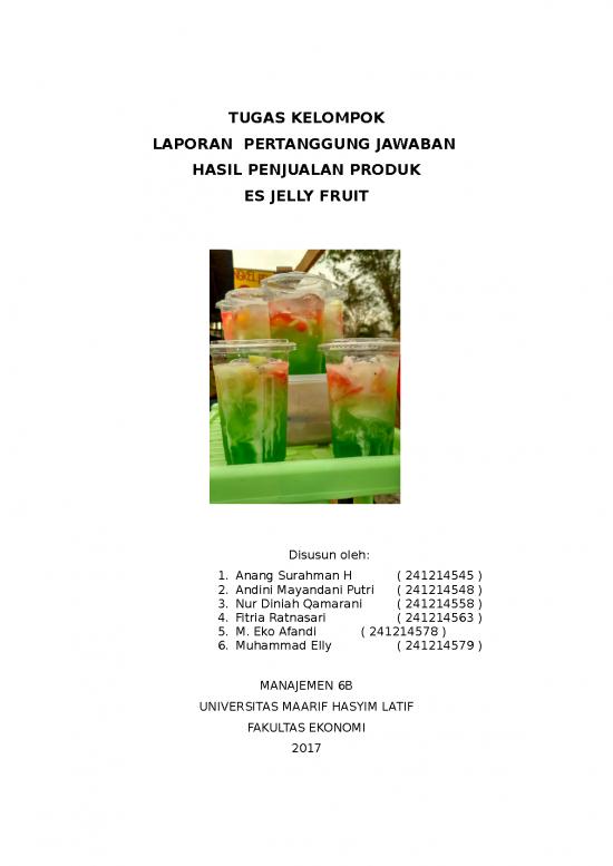 picture Laporan Doc 1752 | Contoh Lpj Kegiatan Penjualan Produk