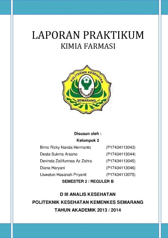 picture Laporan Pdf 1825 | Laporan Praktikum Identifikasi Dan Penetapan Kadar Na2b4o7.10h20 Secara Asidimetri