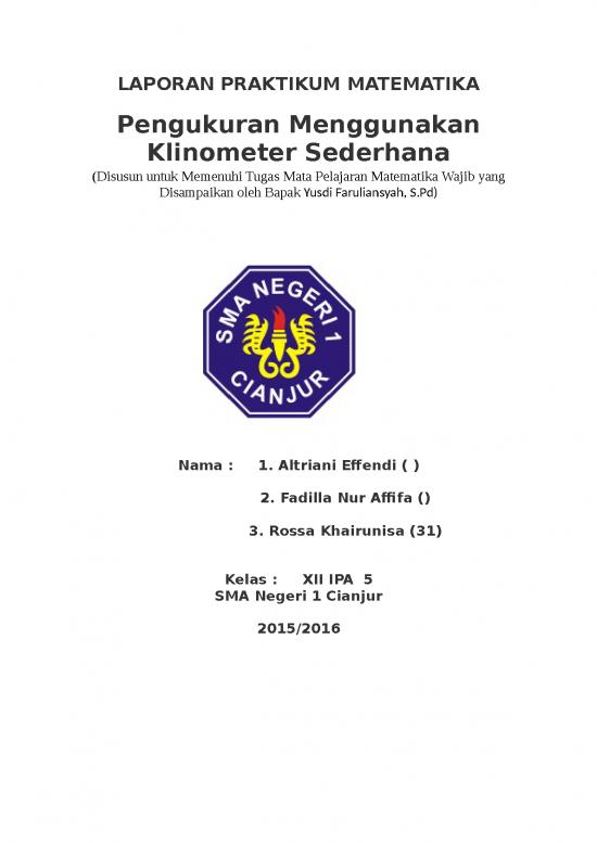 picture1_Laporan Doc 1837 | Laporan Praktikum Matematika Pengukuran Menggunakan Klinometer Sederhana