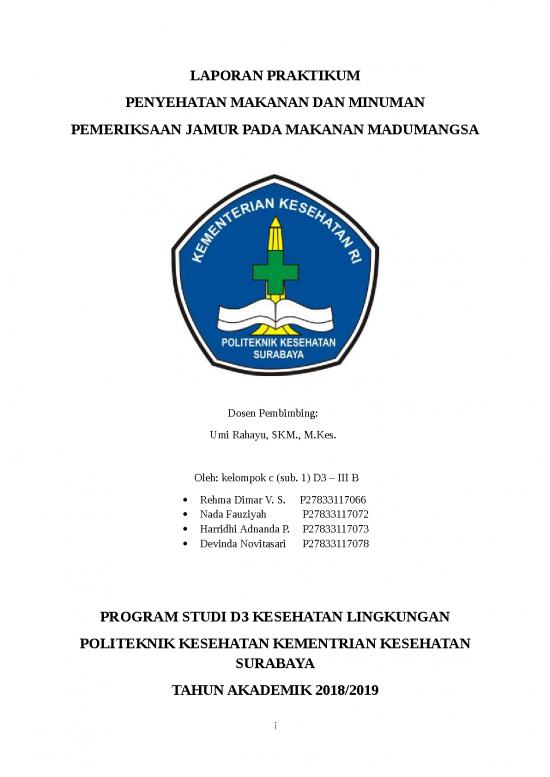 picture_Laporan Doc 1846 | Laporan Praktikum Pemeriksaan Jamur Pada Makanan Madumangsa