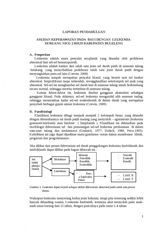 picture_Laporan Doc 1905 | Askep Pada  Bayi Dengan  Leukemia