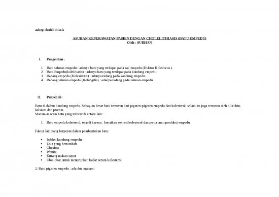 picture_Askep Pasien Dengan Cholelithiasis Batu Empedu