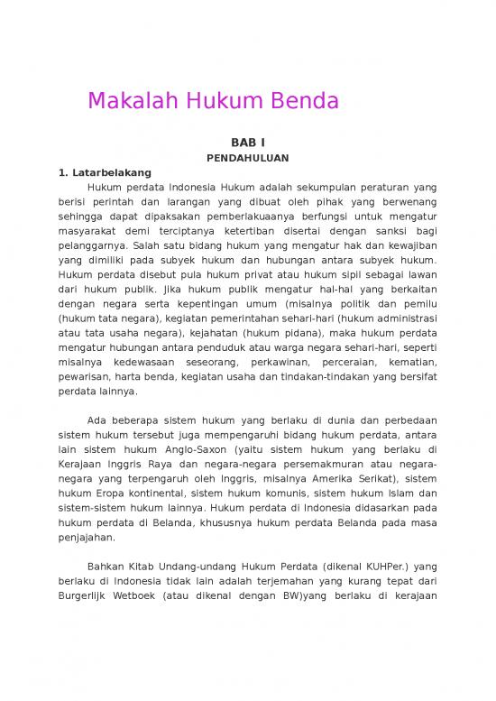 picture Presentasi Usaha 1945 | Makalah Hukum Benda - Hukum Perdata Indonesia