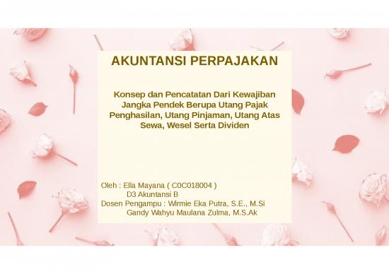 picture_Power Point Akuntansi Pajak - Pencatatan Dari Kewajiban Jangka Pendek