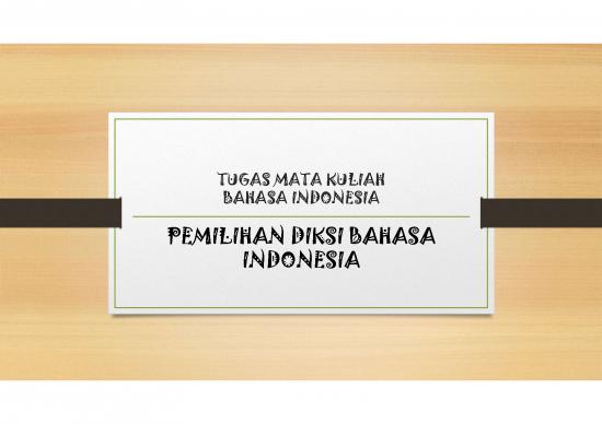 picture Pemilihan Diksi Bahasa Indonesia