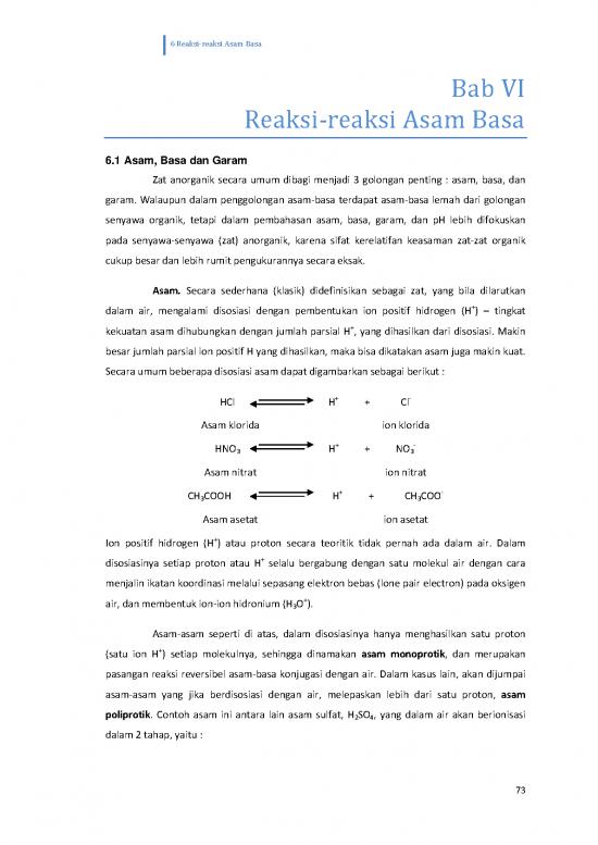 picture Makalah Kimia - Reaksi ‐ Reaksi Asam Basa