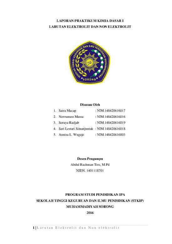 picture Laporan Pdf 2087 | Laporan Praktikum Larutan Elektrolit Dan Nonelektrolit