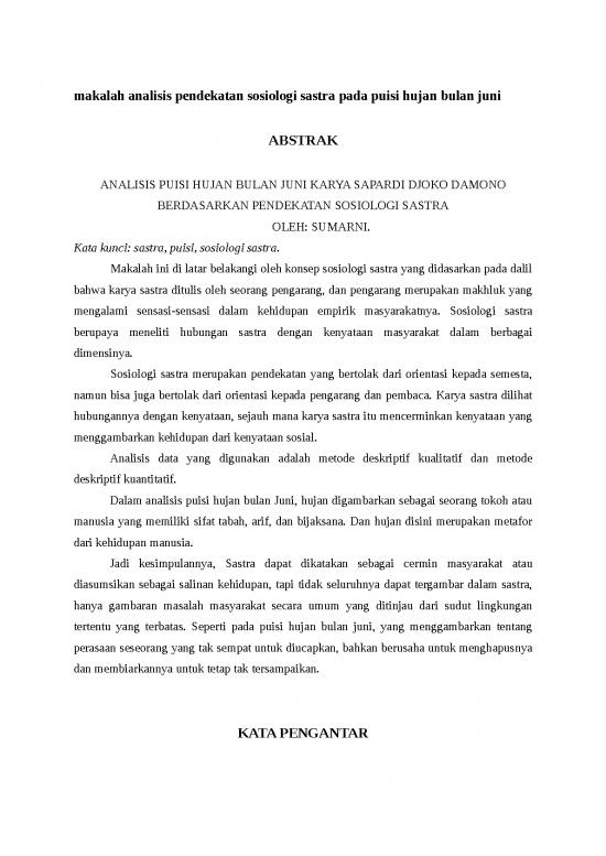 picture Contoh Makalah Kualitatif 2093 | Makalah Analisis Pendekatan Sosiologi Sastra Pada Puisi Hujan Bulan Juni