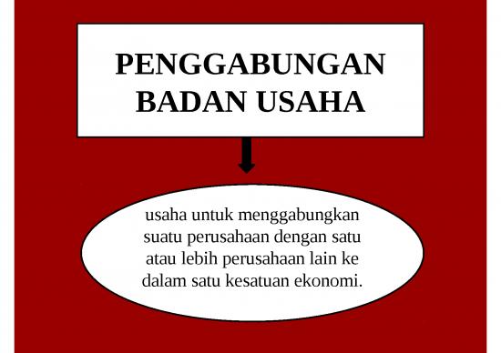 picture Merger Power Point 2173 | Power Point - Penggabungan Badan Usaha
