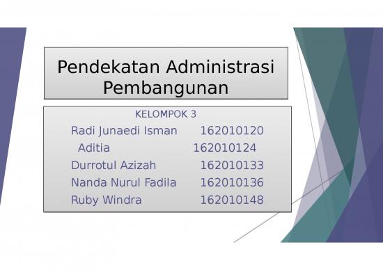 picture_Presentasi Usaha Ppt 2200 | Power Point - Pendekatan Administrasi Pembangunan