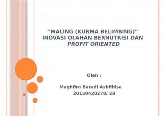 picture Ppt Kewirausahaan Produk Makanan 2207 | Power Point - Inovasi Olahan Bernutrisi Dan Profit Oriented