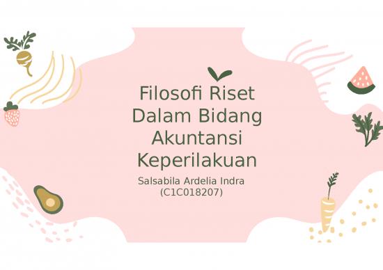 picture Filsafat Sebagai Ilmu Kritis 2213 | Power Point - Filosofi Riset Dalam Bidang Akuntansi Keperilakuan