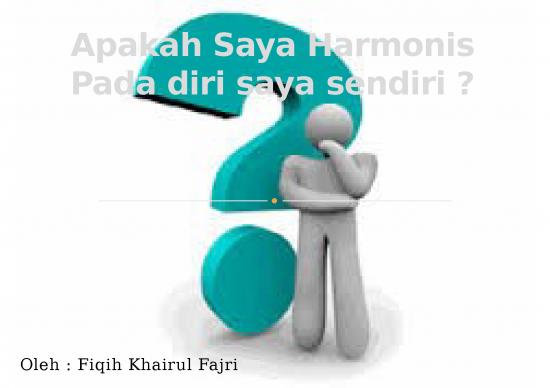 picture_Power Point - Apakah Saya Harmonis Pada Diri Saya Sendiri