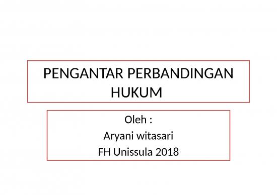 picture_Ilmu Pengantar Hukum 2305 | Power Point - Pengantar Perbandingan Hukum