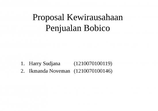 picture Powerpoint Templates Proposal 2353 | Proposal Kewirausahaan Penjualan Bobico