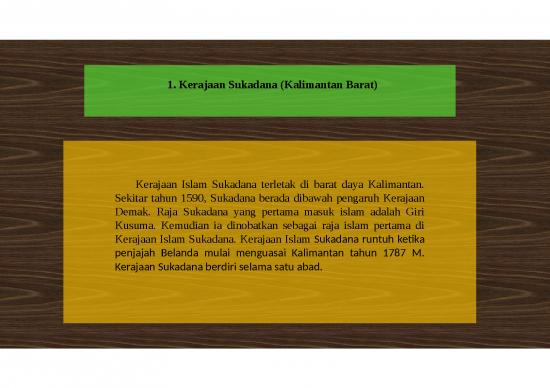 picture_Kerajaan Sukadana - Kalimantan Barat
