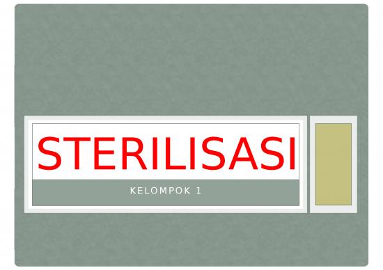 picture1_Steralisasi - Membebaskan Suatu Benda Dari Semua Baik Bentuk Vegetatif Maupun Bentuk Spora