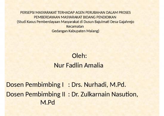 picture_Teori Penelitian 2624 | Persepsi Masyarakat Terhadap Agen Perubahan Dalam Proses Pemberdayaan Masyarakat Bidang Pendidikan