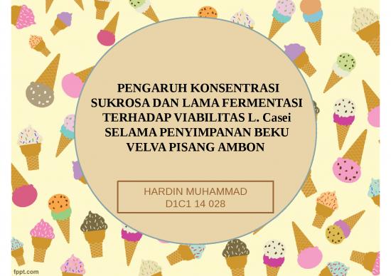 picture_Produk Ppt 2713 | Fermentasi - Pengaruh Konsentrasi Sukrosa Dan Lama Fermentasi Terhadap Viabilitas L Casei