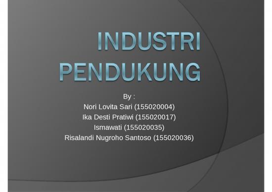 picture1_Produk Ppt 2716 | Industri Pendukung - Menghasilkan Produk Pendukung Diluar Proses Manufaktur
