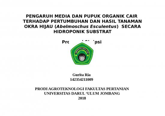 picture Powerpoint Templates Proposal 2726 | Pengaruh Media Dan Pupuk Organik Cair Terhadap Pertumbuhan Dan Hasil Tanaman Okra Hijau