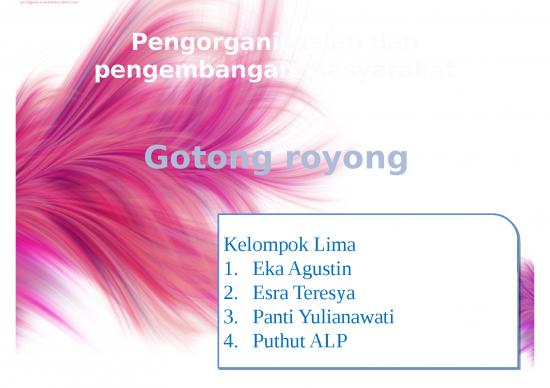 picture1_Presentasi Usaha Ppt 2766 | Gotong Royong - Pengorganisasian Dan Pengembangan Masyarakat